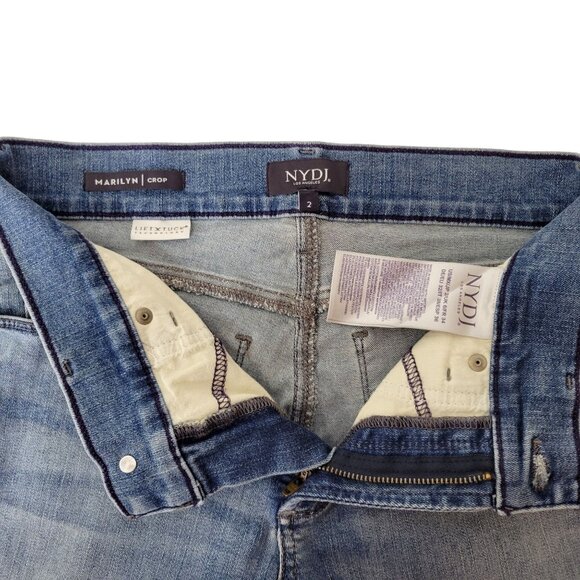 NYDJ Marylin Crop Jeans Size 2 - Picture 3 of 3